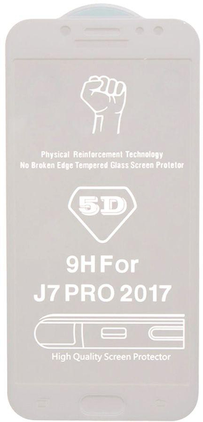 6D Screen Protectors for Samsung Galaxy J7 Pro, White