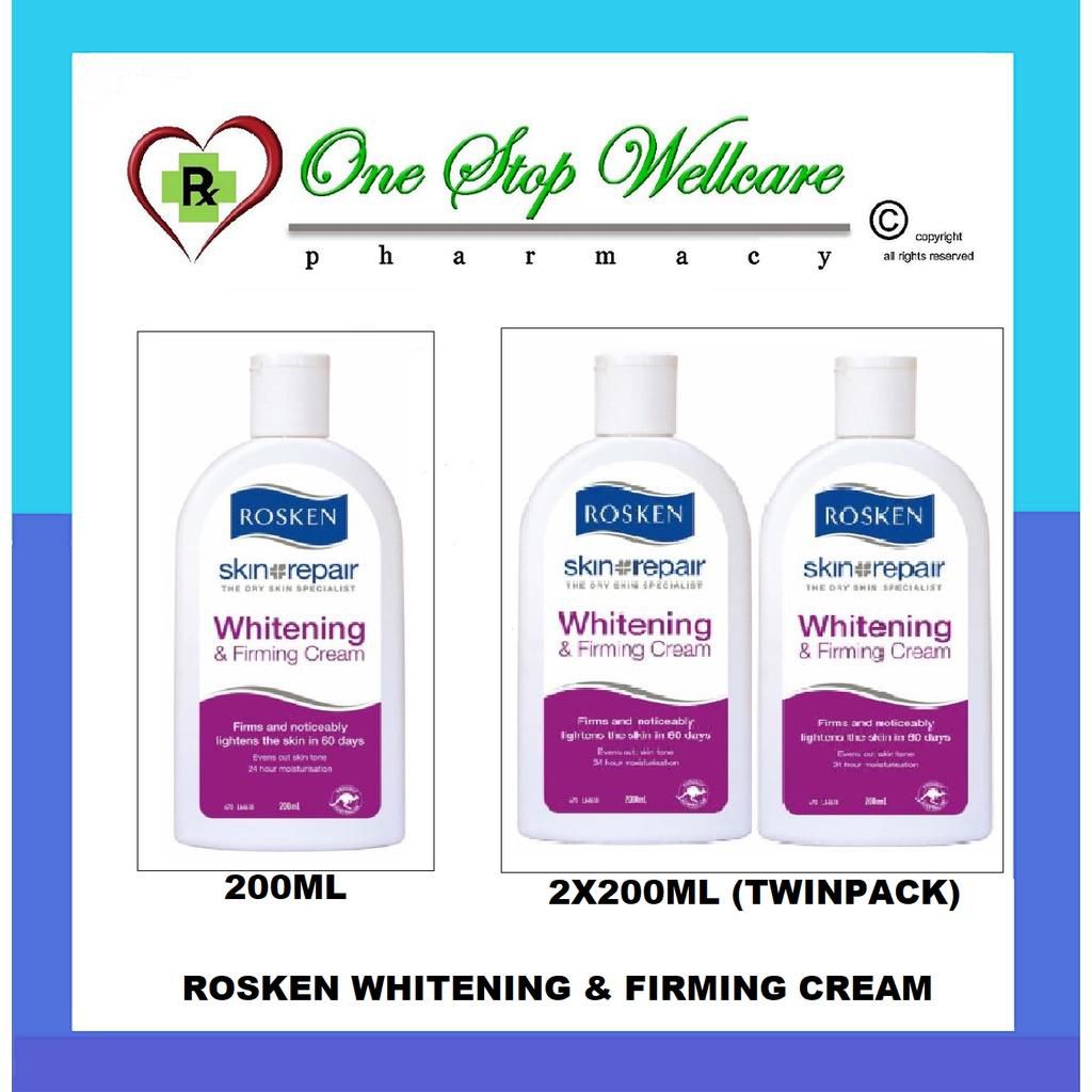 Rosken Skin Repair Whitening &amp; Firming Cream 200ml/2x200ml Exp:05/2026