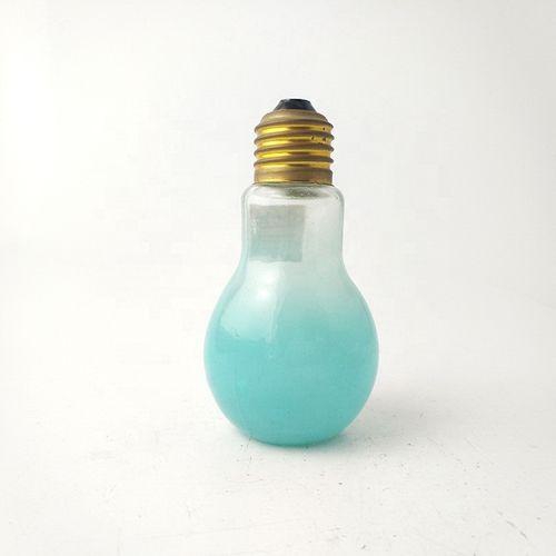 Generic Light Bulb Shaped Glass Bottle