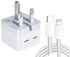 Apple iPhone 13 pro max 35W Dual USB-C Port Power Adapter & 1m Cable