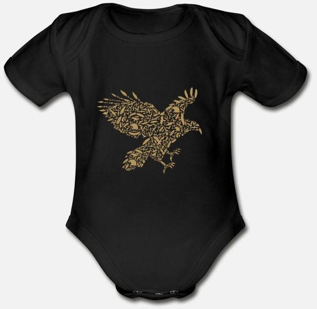Eagle Organic Short Sleeve Baby Bodysuit_2