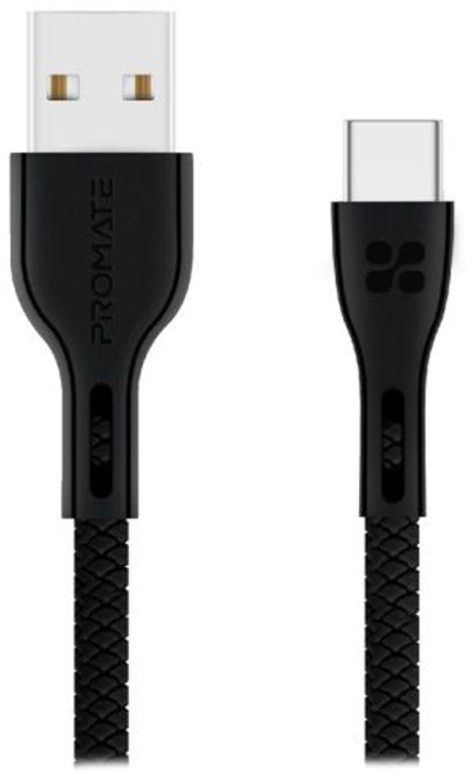 Powerbeam-C Fast Charging USB Data Cable Black 1.2 meter