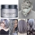 MOFAJANG Hair Coloring Dye Wax, Instant Hair Wax, Temporary Hairstyle Cream 4.23 oz, Hair Pomades, Natural Hairstyle Wax for Men and Women Party Cosplay (Ash Grey)