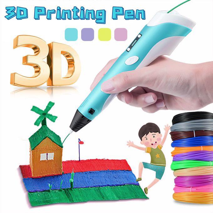 3D Magic Drawing Printing Pen Toy PLA Refill For Kid Adult Art Craft Model DIY Blue