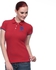 U.S. Polo Assn. 212500ZH1CK-RDBL Polo Shirt for Women - XL, Red/Royal Blue/White