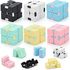 Qweryboo 6 Pieces Infinity Cubes, Infinity Cube Fidget Toy 6 Colors Stress Relieving Fidgeting Game for Adults and Kids Hand Twister for Time Killing Autism ADHD Special Needs (Classic Style)