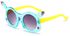1 قطعة للأطفال الكرتون بيكاتشو ملون شفاف الإطار الموضة شمس نظارات شمسية