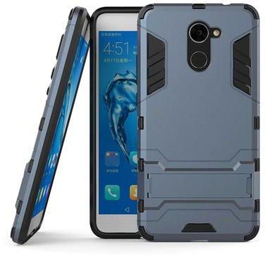 Protective Case Cover With Kickstand For Huawei Y7 Prime/Enjoy 7 Plus Dark Blue