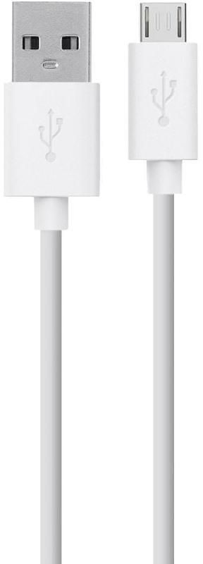 Belkin USB 2.0 to Micro USB, Sync & Charge Cable, 2.00 m ( 6.56 ft ), White