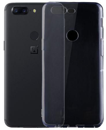 For OnePlus 5T 0.75mm Ultra-thin Transparent TPU Protective Case (Transparent)