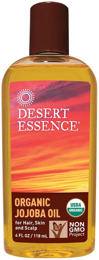 Desert Essence, Organic Jojoba Oil for Hair, Skin & Scalp, 4 fl oz (118 ml)