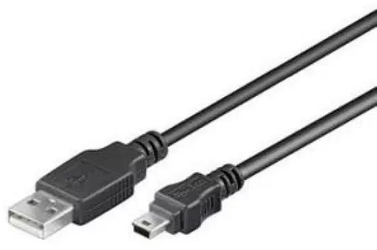 PremiumCord mini USB cable, AB, 5pin, 1m | Gear-up.me