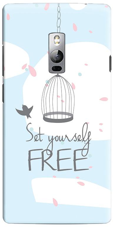 Stylizedd OnePlus 2 Slim Snap Case Cover Matte Finish - Set yourself free