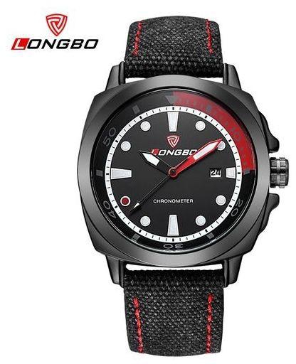 Generic 80194 Fashion Canvas Strap Men's Sport Casual Watches Calendar Date Time Waterproof Quartz Wrist Watch