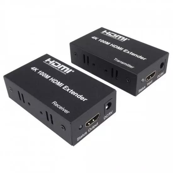PremiumCord 4K HDMI extender at 100m via one Cat5e/Cat6 cable | Gear-up.me
