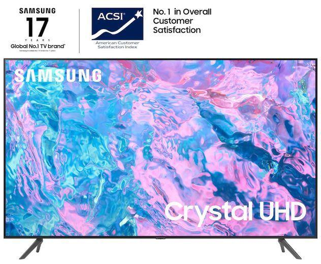 Samsung 65CU8000 – 65" Crystal UHD 4K TV (2023) - Black