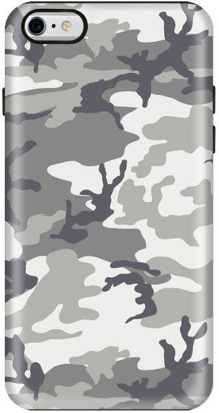 Stylizedd  Apple iPhone 6 Premium Dual Layer Tough case cover Gloss Finish - Artic Camo  I6-T-77