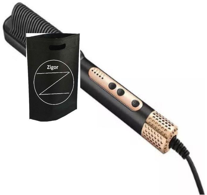 Sokany Hair Straightener Brush Sokany SK-1008 Black+zigor Special Bag