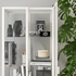 MILSBO Glass-door cabinet - white 73x175 cm
