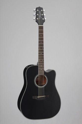 Acoustic Guitar Cutaway + Free Flanger Auto String Winder (Black)