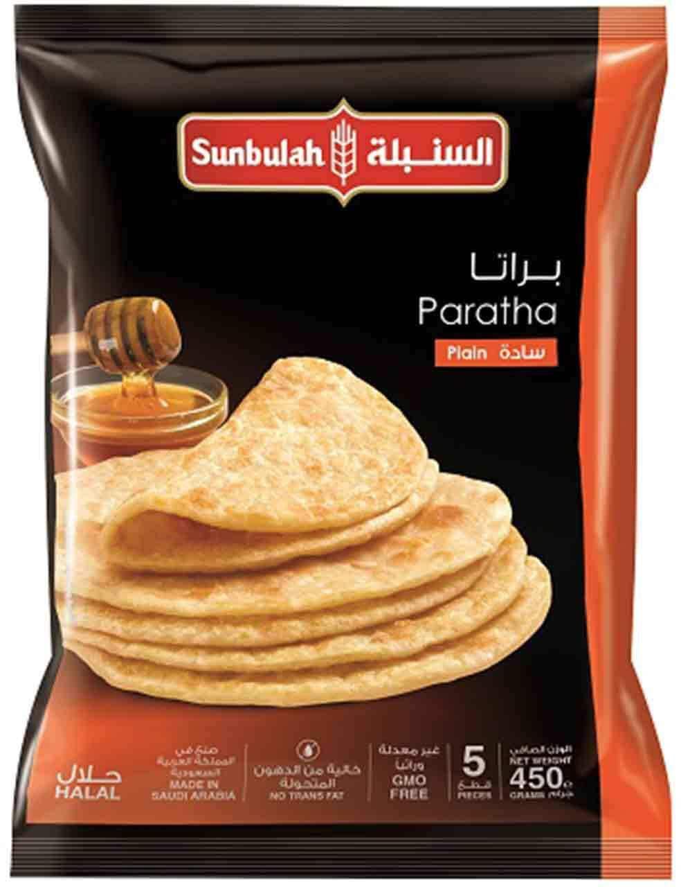 Sunbulah plain paratha bread 400 g