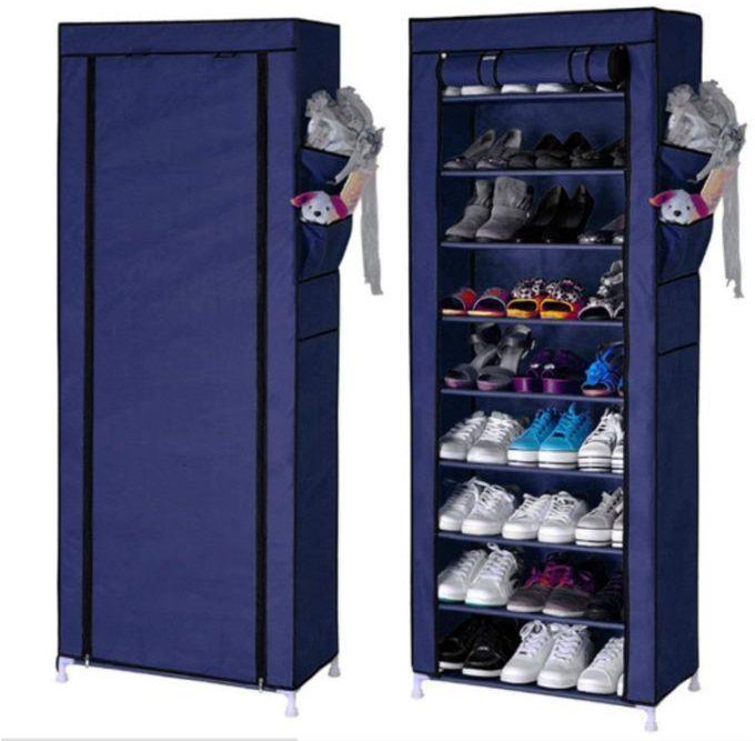 Shoe Rack Organizer - 10 Layer - Blue