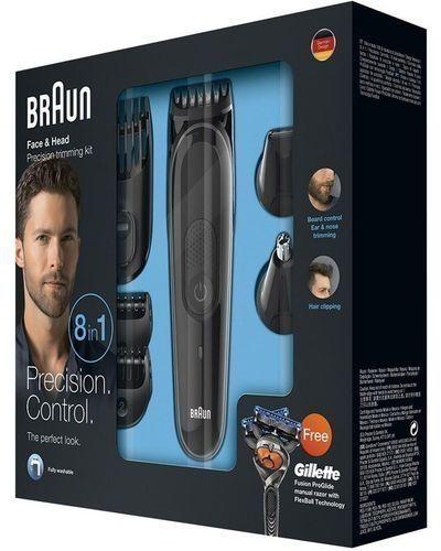 Braun 8 in 1 Precision Face and Head Trimming Kit