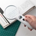Deli Deli Office Life Magnifier 9099 WHITE Large glass: 3X, ( 1 PCS)