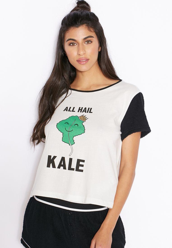 Kale Printed Pyjama T-Shirt