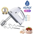 Nunix Electric Hand Mixer 7 Speed with wire beaters and whisk, Stainless Steel Nozzles, 120 Watts