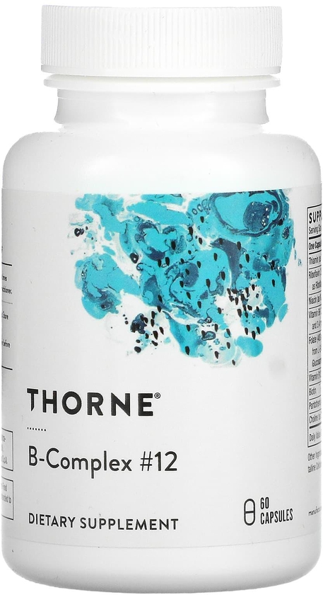 Thorne‏, B-Complex #12, 60 كبسولة نباتية