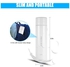 Vacuum Insulation Water Bottle Double Wall Stainless Steel Mug White 22.5 x 6.2 x 6.2cm