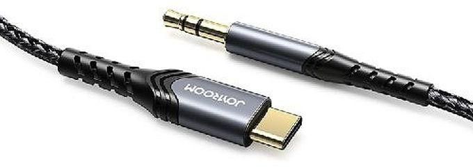 JOYROOM Joyroom SY-A03 Type-C to 3.5mm port Hi-Fi audio cable 2M - Black