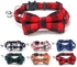 Festive Plaid Breakaway Collar With Removeable Bow & Bell , For Cats and Dogs