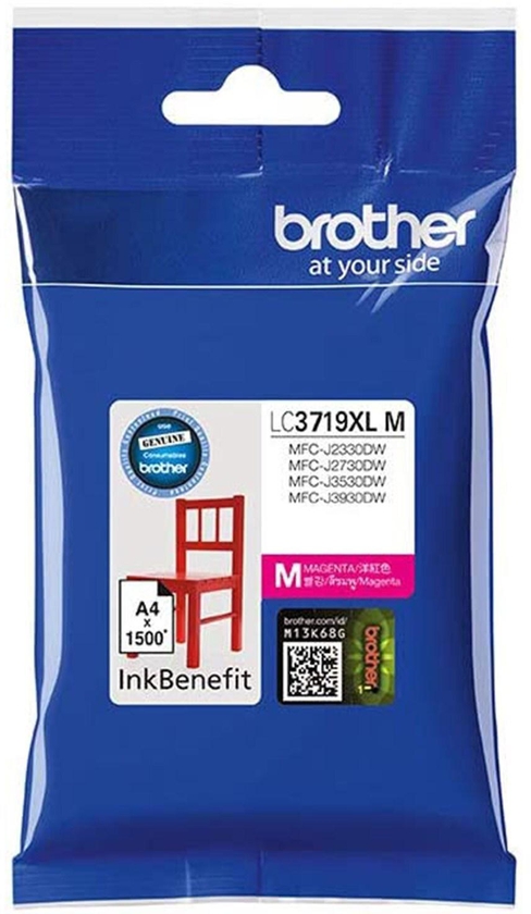 Brother Ink Cartridge, 1500 Pages, Magenta - LC3719XL