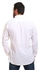 Andora Basic Cotton Buttoned Long Sleeves Shirt - White