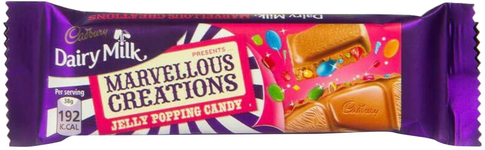 Cadbury Dairy Milk Marvelous Creations Jelly Popping Candy 38g