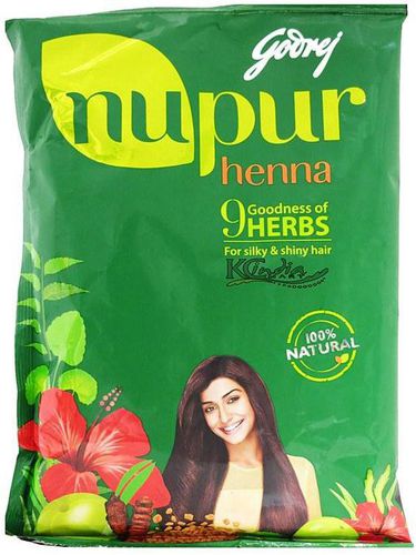 Godrej Nupur Henna Natural Mehndi for Hair Color with Goodness of 9 Herbs  120 gram price from souq in Egypt - Yaoota!