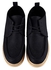 Fashion Men Brogue Lace Up Leather Shoes - Black