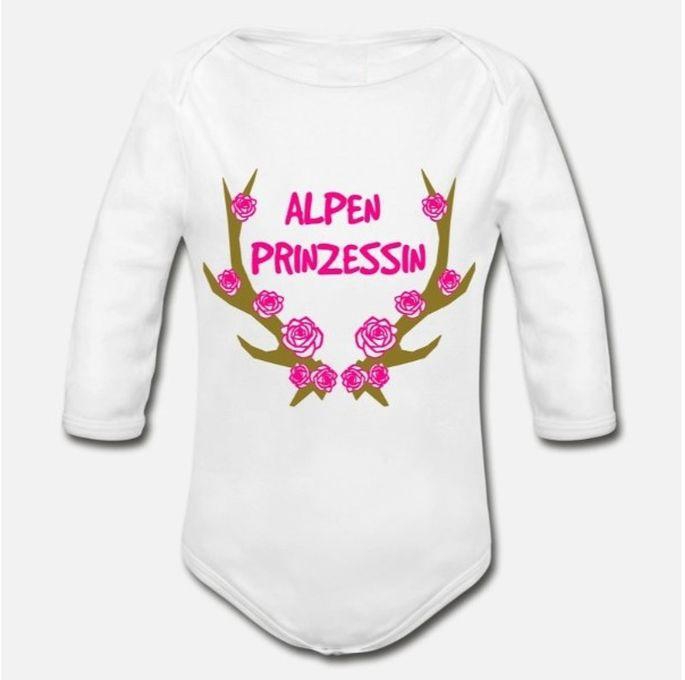 Oktoberfest Princess Of Alps 2reborn Organic Long Sleeve Baby Bodysuit_2
