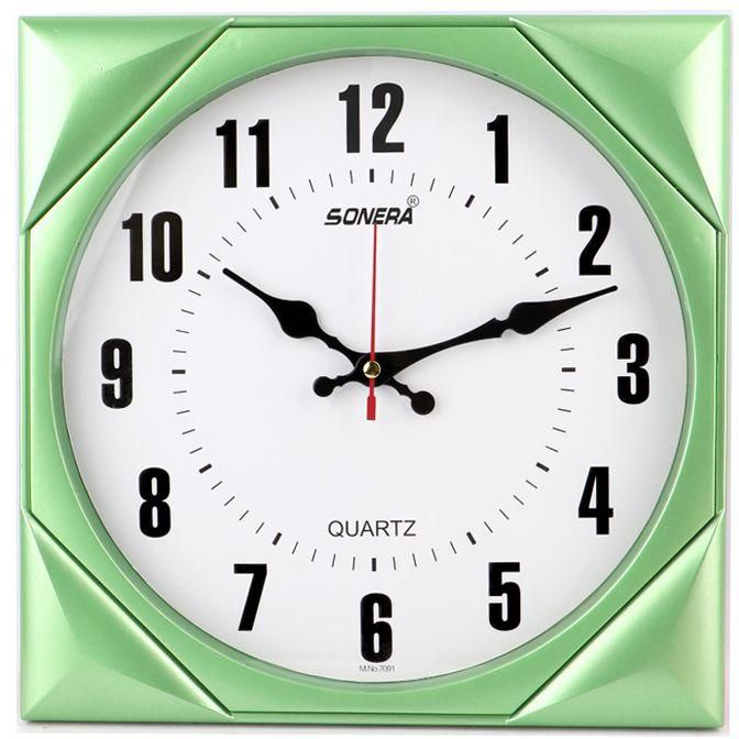 Sonera 7091- Analog Wall Clock – Green
