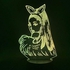 althiqahkey LED Night Lights - 3D Lamp Table Nightlight Celebrity Singer Ariana Grande Poster Cat Girl Fans Gift for Bedroom Decorative 3D LED Night Ligh