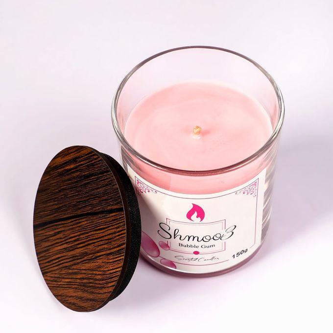 Shmoo3 Scented Candles 8 Cm *7cm,150 Gm (Bubble Gum)