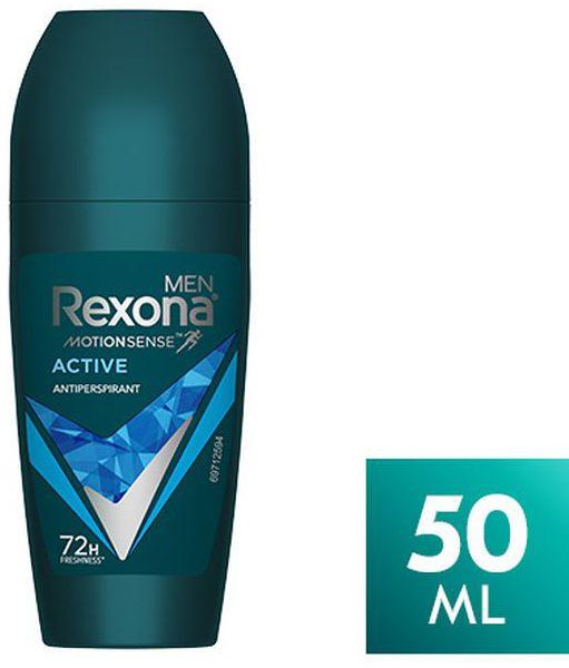 Rexona Active Dry Antiperspirant Deodorant Roll On - 50ml