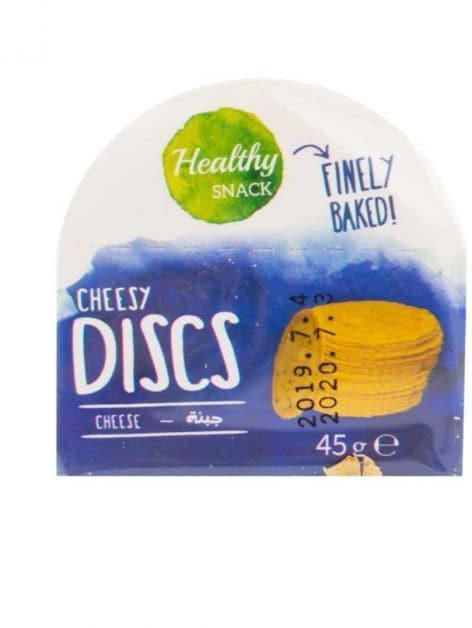 Cheesy Discs Snacks With Cheese - 40 Gram