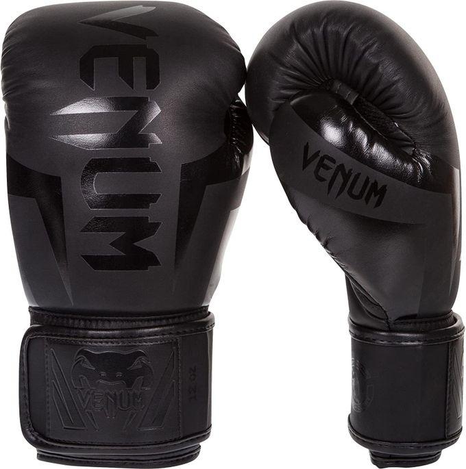Venum Elite Boxing Gloves Black All sizes