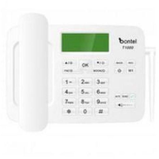 Bontel T1000 _ Wireless Desktop Phone _ SMS Feature, White