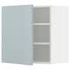 METOD خزانة حائط مع أرفف, أبيض Hasslarp/بني نقش, ‎60x60 سم‏ - IKEA