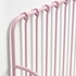 MINNEN Ext bed frame with slatted bed base - light pink 80x200 cm