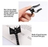 ORiTi Hair Clips for Styling Sectioning Black Butterfly Hair Clips Clamps Claws Pro Salon Hair Clips for Cutting, Styling, Sectioning, Coloring Hair styling Clips Butterfly Clips Hair Accessories